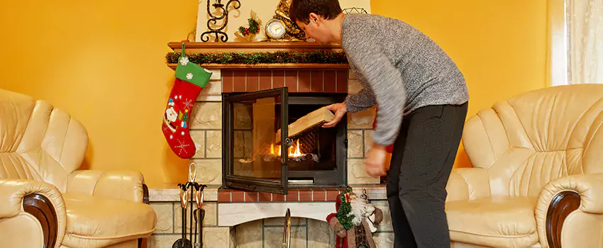 Rusted Metal Fireplace Restoration in Horsham, Pennsylvania
