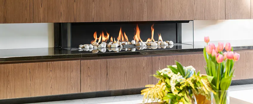 Double-height Fireplace Design Refurbishment in Horsham, Pennsylvania
