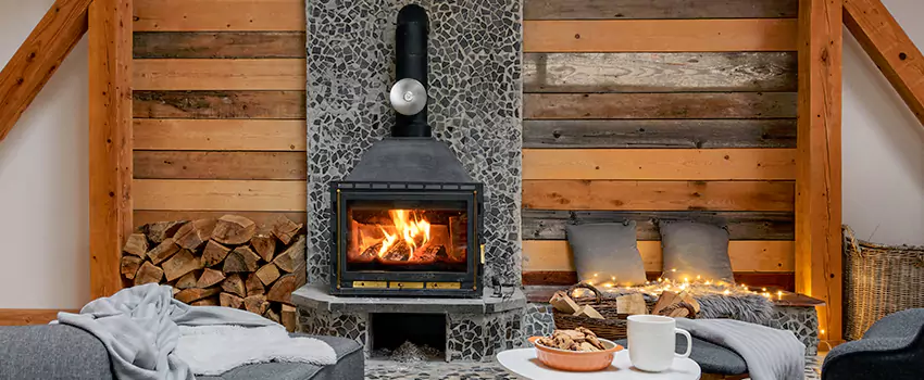 Thelin Hearth Products Direct Vent Gas Stove Fireplace Inspection in Horsham, Pennsylvania